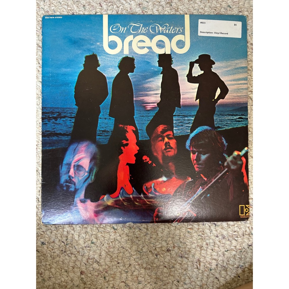 Bread On The Waters Vinyl LP Record Elektra EKS-74076 Make It With You 1970
